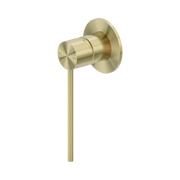 Nero Mecca Care Shower Mixer Extended Lever Brushed Gold