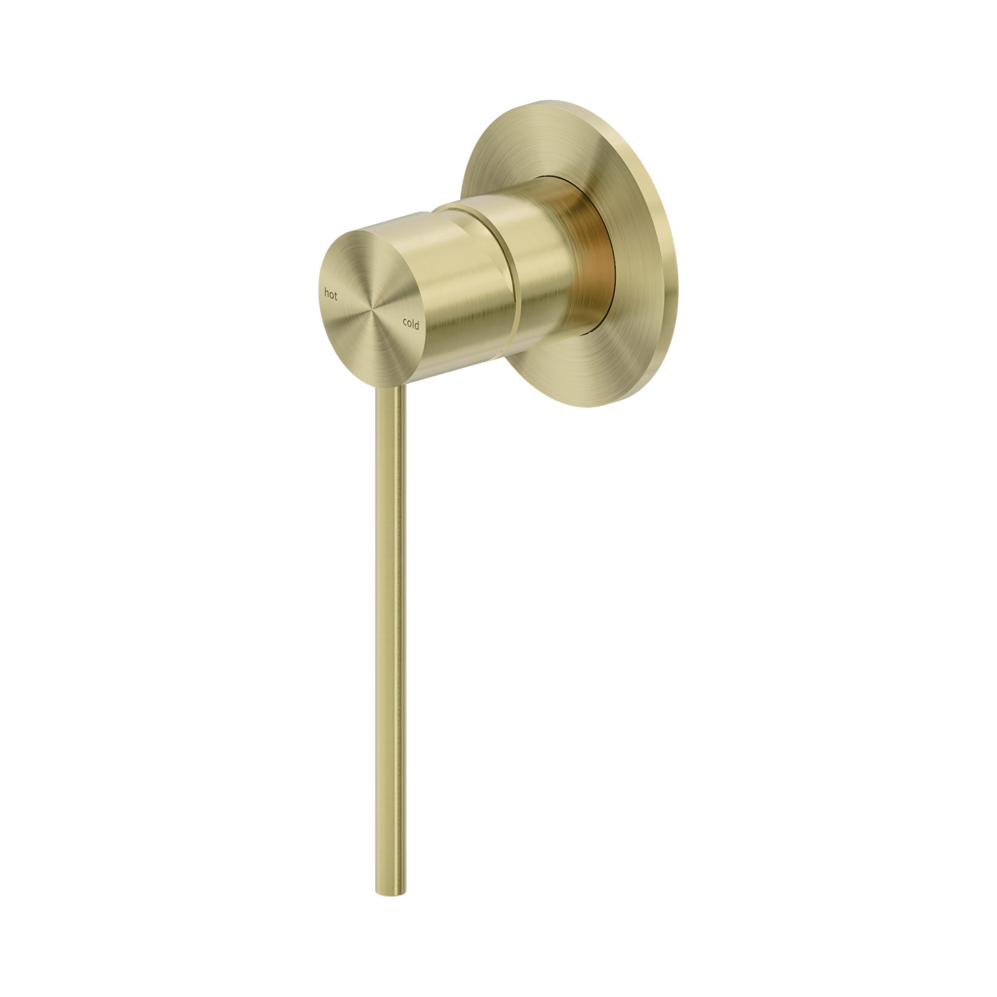 Nero Mecca Care Shower Mixer Extended Lever Brushed Gold