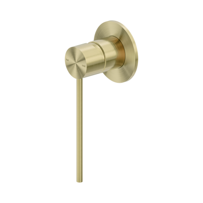 Nero Mecca Care Shower Mixer Extended Lever Brushed Gold