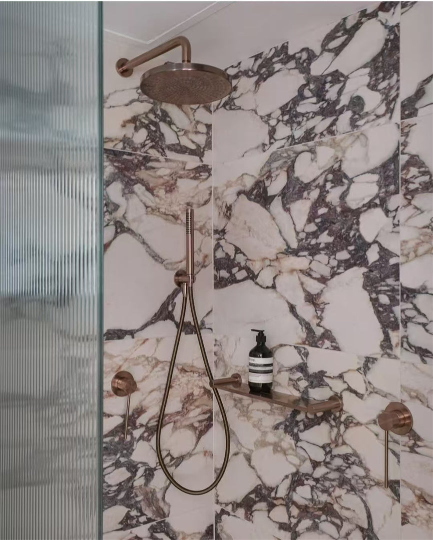 Nero Mecca Care Shower Mixer Extended Lever Brushed Bronze