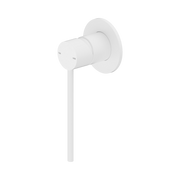 Nero Mecca Care Shower Mixer Extended Lever Matte White