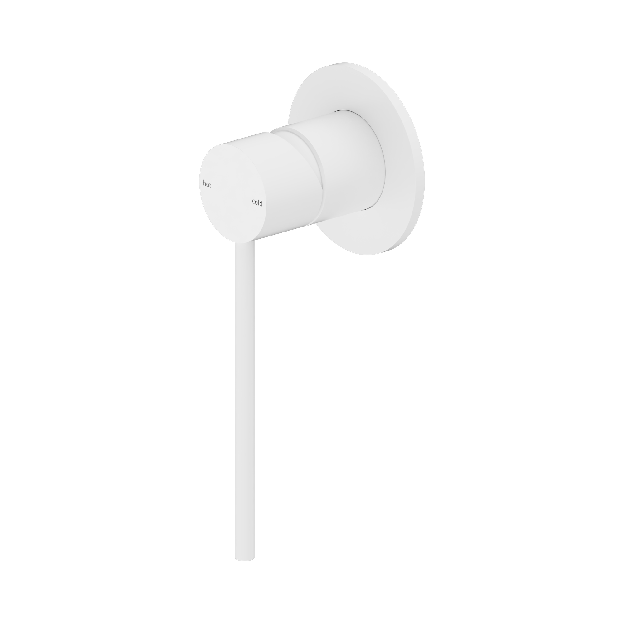 Nero Mecca Care Shower Mixer Extended Lever Matte White