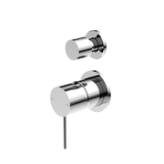 Nero Mecca Shower Mixer With Diverter Sperate Back Plate Chrome