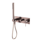 Nero Mecca Shower Mixer Diverter System Brushed Bronze