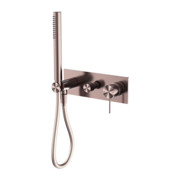 Nero Mecca Shower Mixer Diverter System Brushed Bronze