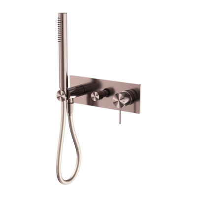 Nero Mecca Shower Mixer Diverter System Brushed Bronze