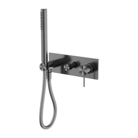 Nero Mecca Shower Mixer Diverter System Gun Metal