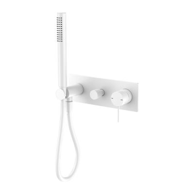 Nero Mecca Shower Mixer Diverter System Matte White