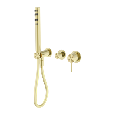 Nero Mecca Shower Mixer With Diverter System Brushed Gold