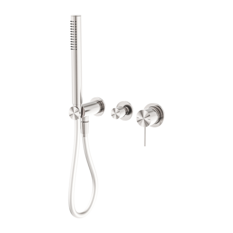 Nero Mecca Shower Mixer With Diverter System Brushed Nickel