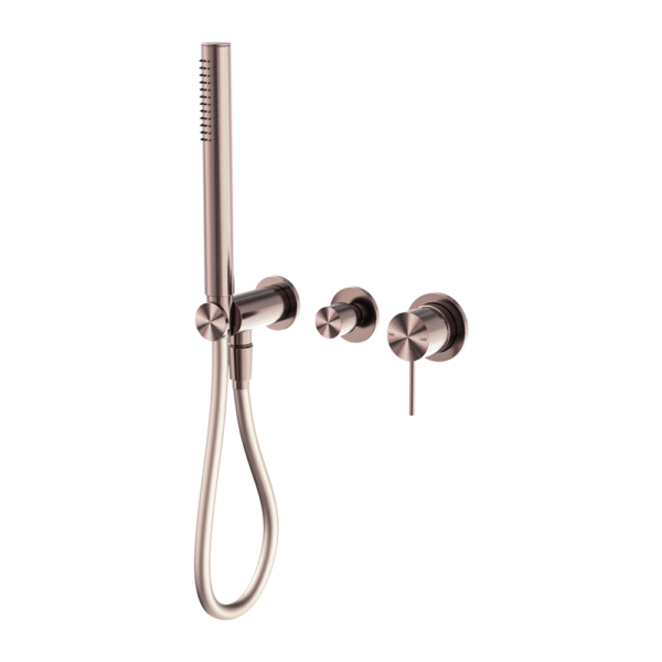 Nero Mecca Shower Mixer With Diverter System Brushed Bronze