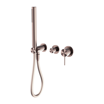 Nero Mecca Shower Mixer With Diverter System Brushed Bronze