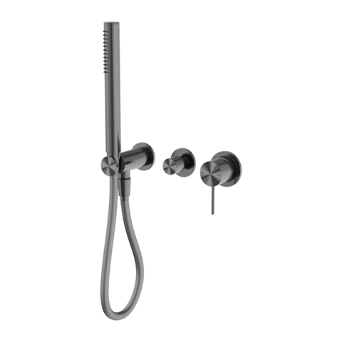 Nero Mecca Shower Mixer With Diverter System Gun Metal