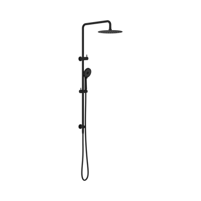 Nero Round Project Twin Shower Matte Black