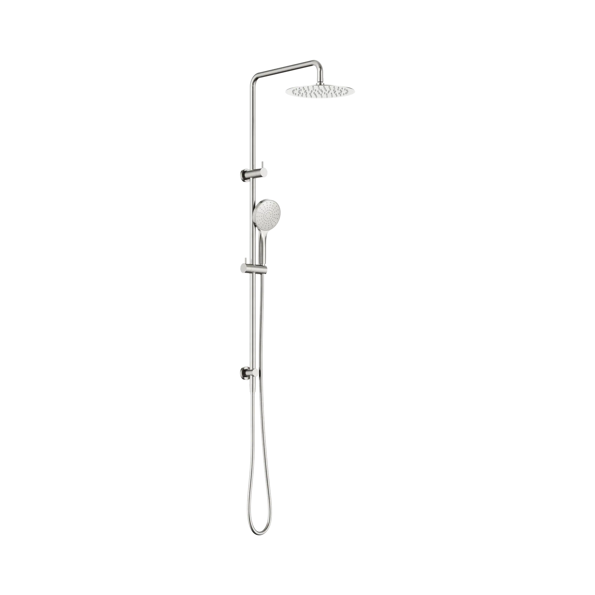 Nero Dolce II Twin Shower Brushed Nickel
