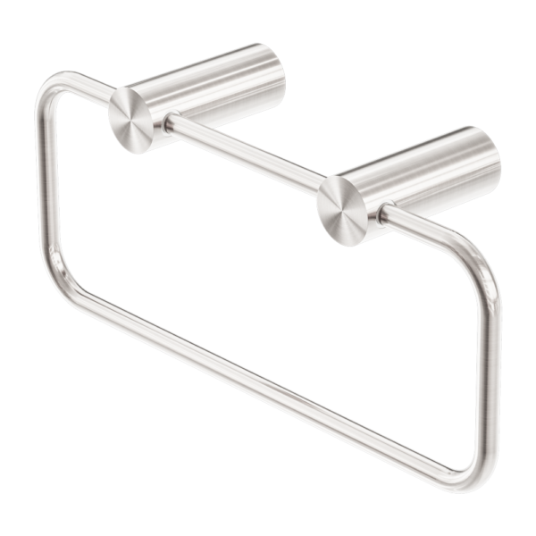 Nero Mecca Towel Ring Brushed Nickel