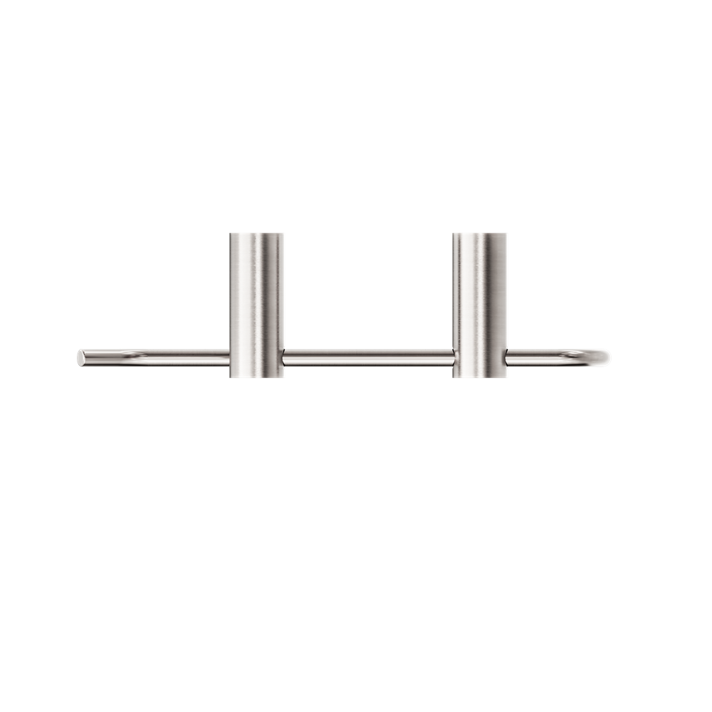 Nero New Mecca Hand Towel Rail Brushed Nickel