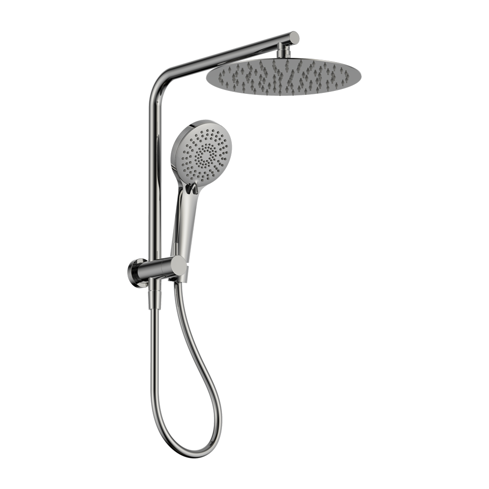Nero Mecca 2 in 1 Twin Shower Chrome