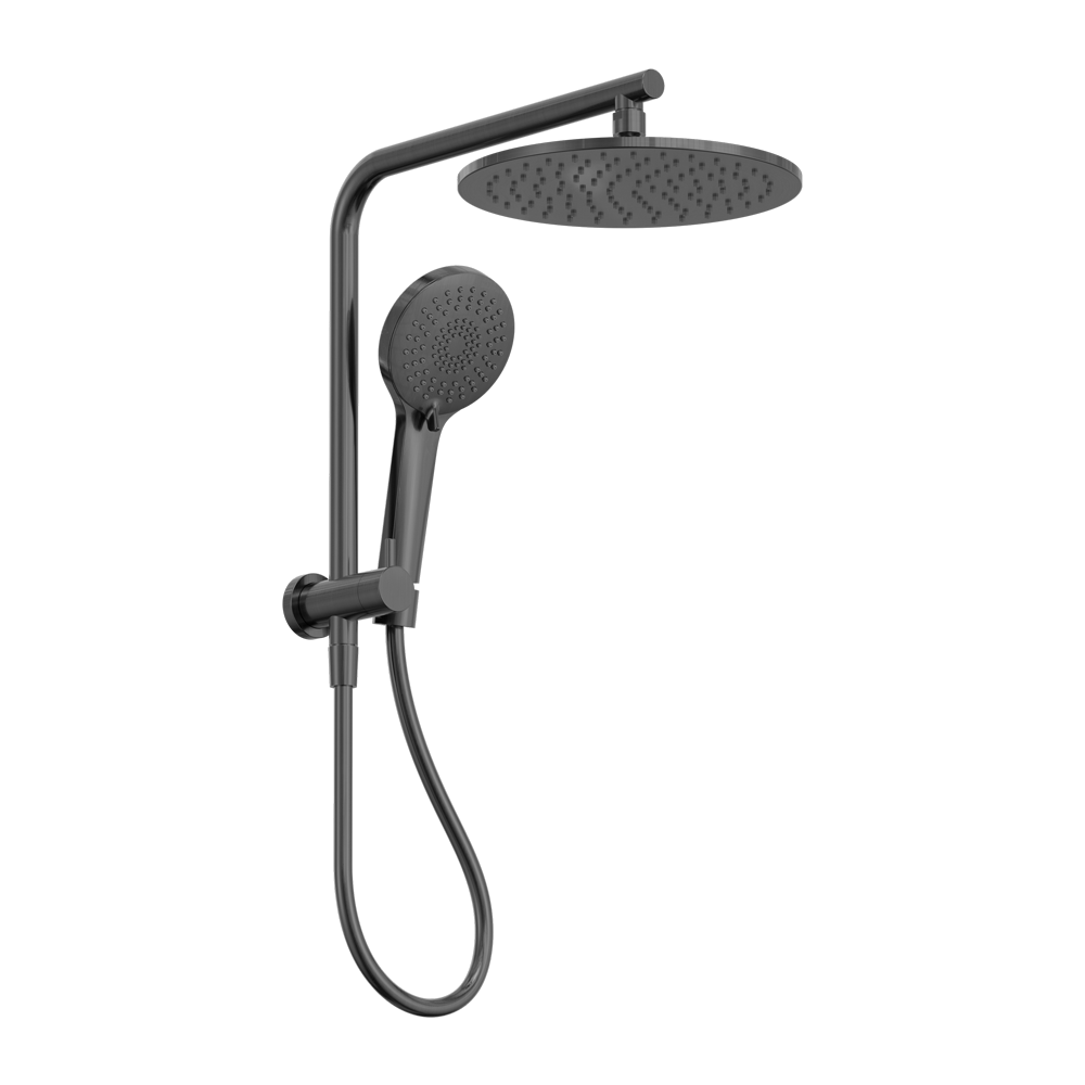 Nero Mecca 2 in 1 Twin Shower Gun Metal