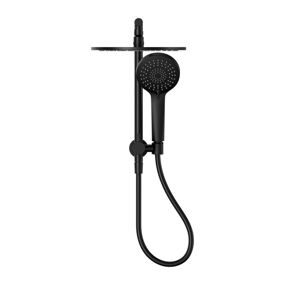 Nero Mecca 2 in 1 Twin Shower Matte Black
