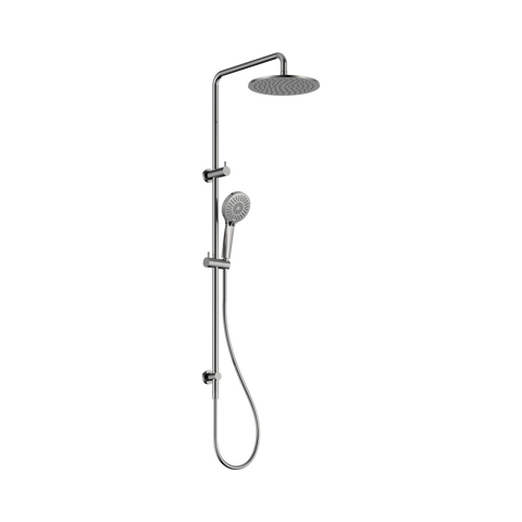 Nero Round Twin Shower Chrome