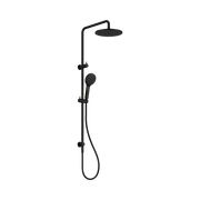 Nero Round Twin Shower Matte Black