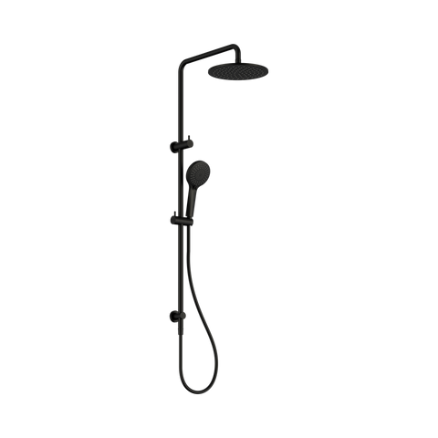 Nero Round Twin Shower Matte Black