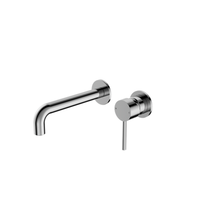 Nero Dolce Wall Basin/Bath Mixer Separate Back Plate - Chrome