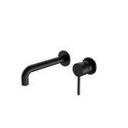 Dolce Wall Basin/Bath Mixer Separate Back Plate - Matte Black