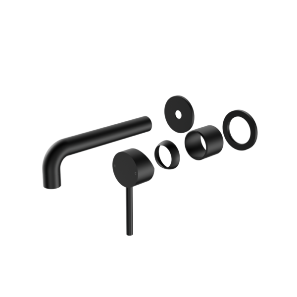 Nero Dolce Wall Basin/Bath Mixer Separate Back Plate Trim Kits Only - Matte Black