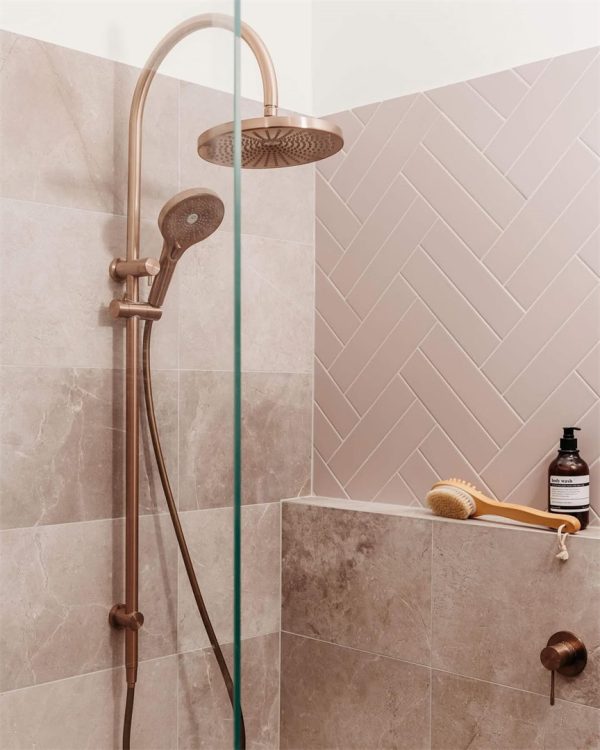 Nero Opal Shower Mixer - Brushed Bronze