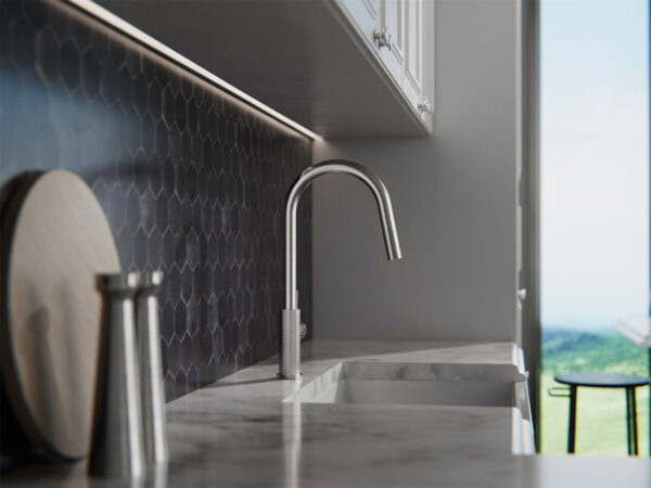 Nero Opal Pull Out Sink Mixer - Brushed Nickel