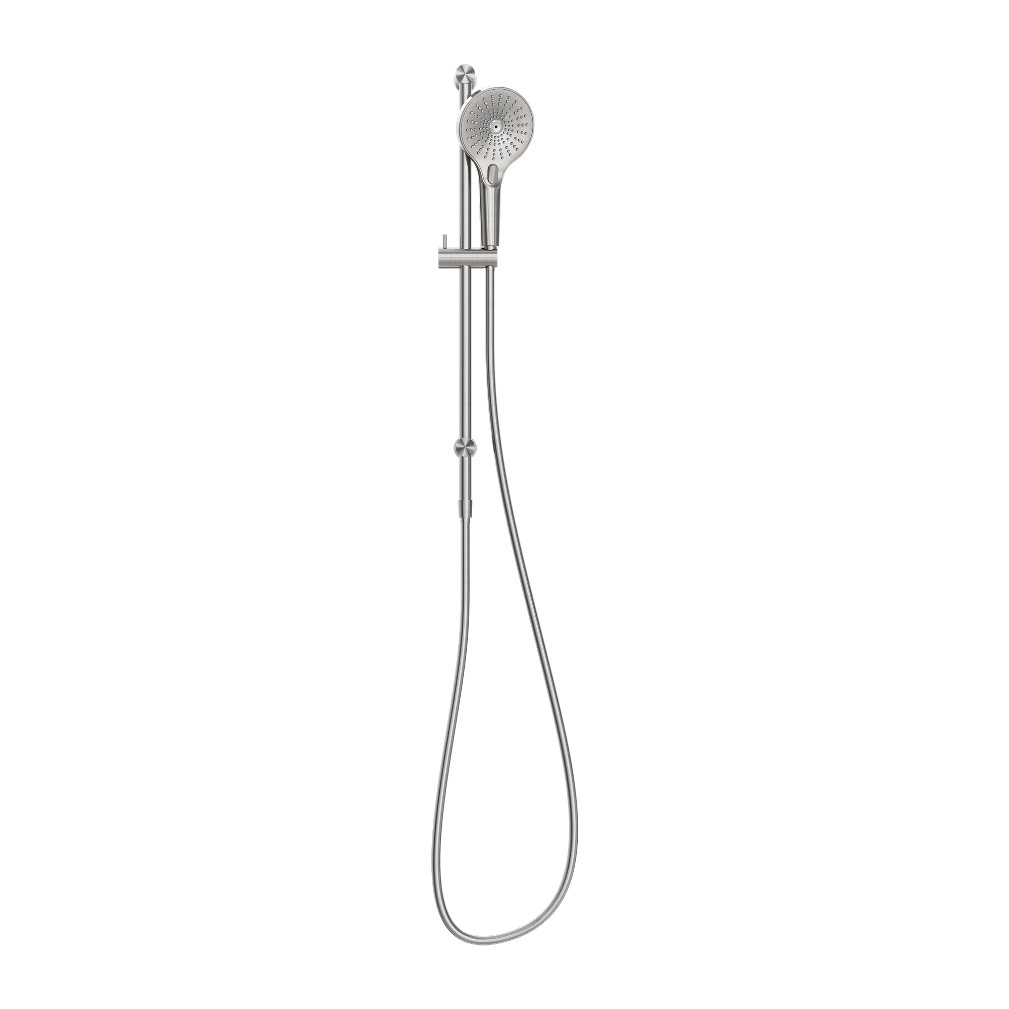 Nero Opal Rail Shower - Brushed Nickel