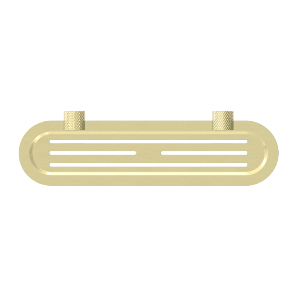 Nero Opal Metal Shelf - Brushed Gold