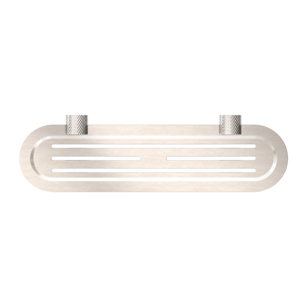 Nero Opal Metal Shelf - Brushed Nickel