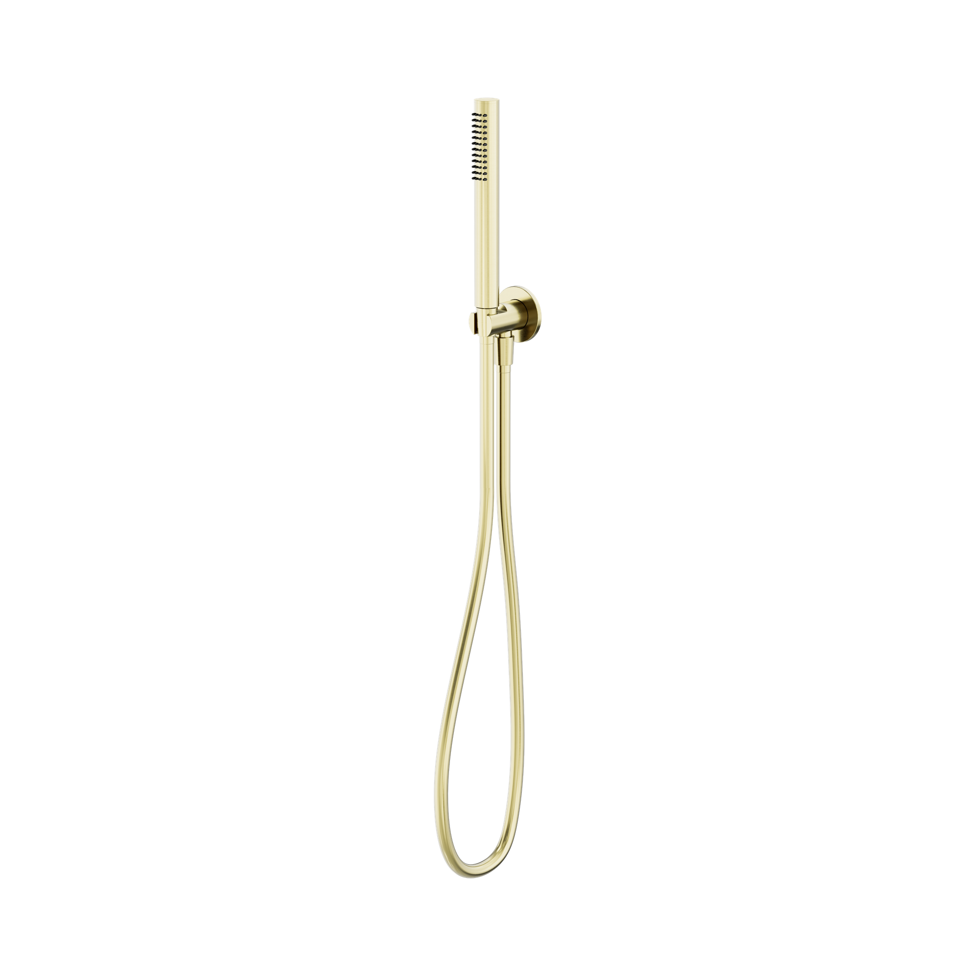 Nero Mecca Slim Shower On Bracket Brushed Gold