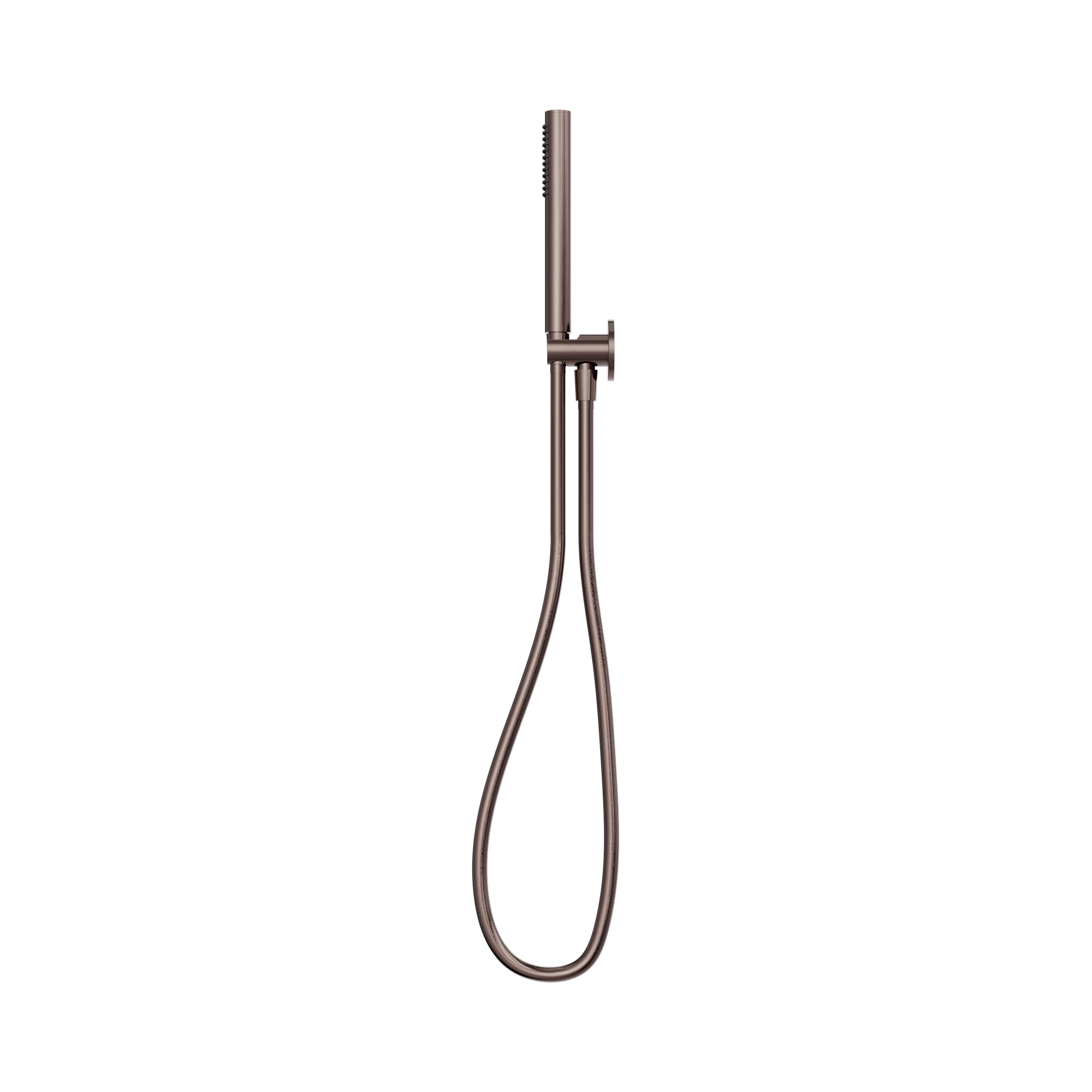 Nero Mecca Slim Shower On Bracket Brushed Bronze