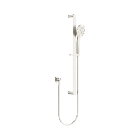 Nero Ecco Shower Rail With Air Shower - Brushed Nickel