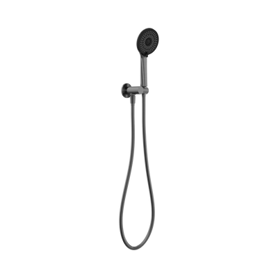 Nero Project Round Shower On Bracket Gun Metal