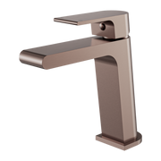 Nero Bianca Basin Mixer - Brushed Bronze