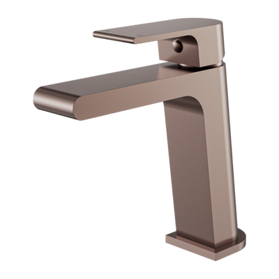 Nero Bianca Basin Mixer - Brushed Bronze