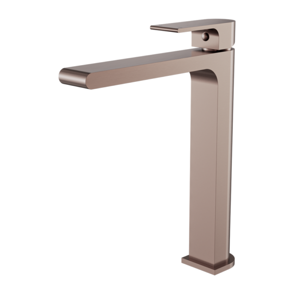 Nero Bianca Tall Basin Mixer - Brushed Bronze