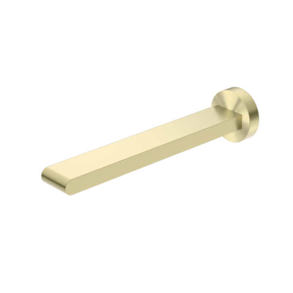Nero Bianca Fixed Bath Spout Only 240mm - Brushed Gold