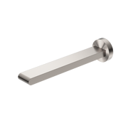 Nero Bianca Fixed Bath Spout Only 240mm - Brushed Nickel
