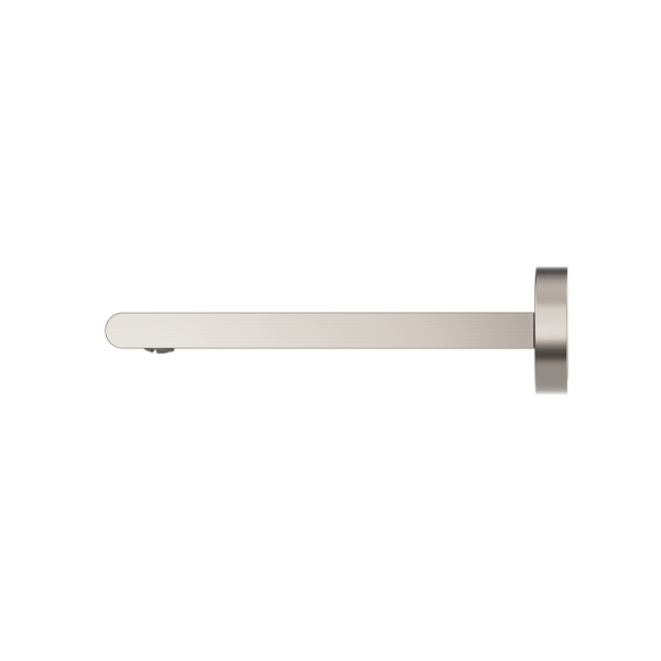 Nero Bianca Fixed Bath Spout Only 240mm - Brushed Nickel