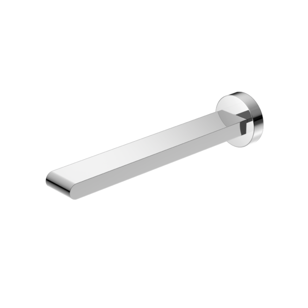 Nero Bianca Fixed Bath Spout Only 240mm - Chrome