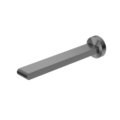 Nero Bianca Fixed Bath Spout Only 240mm - Gunmetal