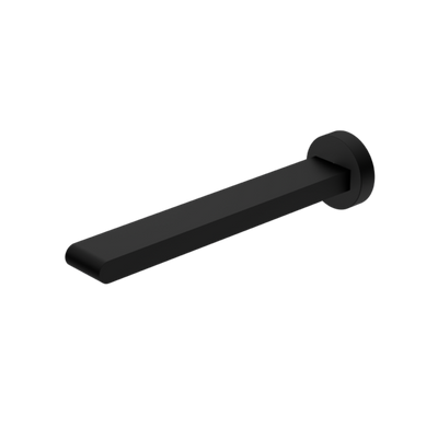 Nero Bianca Fixed Bath Spout Only 240mm - Matte Black