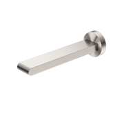 Nero Bianca Fixed Bath Spout Only 200mm - Brushed Nickel