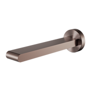 Nero Bianca Fixed Bath Spout Only 200mm - Brushed Bronze